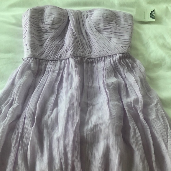 Donna Morgan Purple Silky Lined Dress - Picture 4 of 15